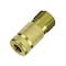 Lubrimatic Tru-Flate Brass Aro Style Coupler 1/4 in. Female 1 pc 13-334 - alternate 2